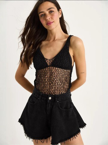 Bianco Lucci - Top de malha em preto