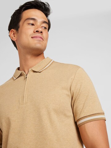 T-Shirt 'TOULOUSE' SELECTED en marron