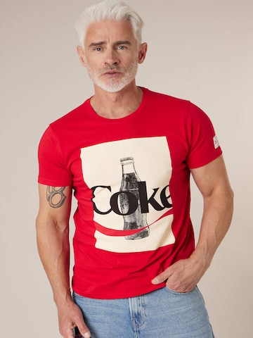 T-Shirt 'ICECOLD' Deeluxe en rouge : devant
