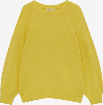 Pull-over Pull&Bear en jaune : devant