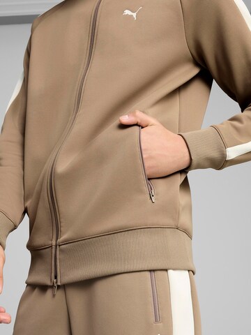PUMA Sweatjacke 'T7 ALWAYS ON' in Grau
