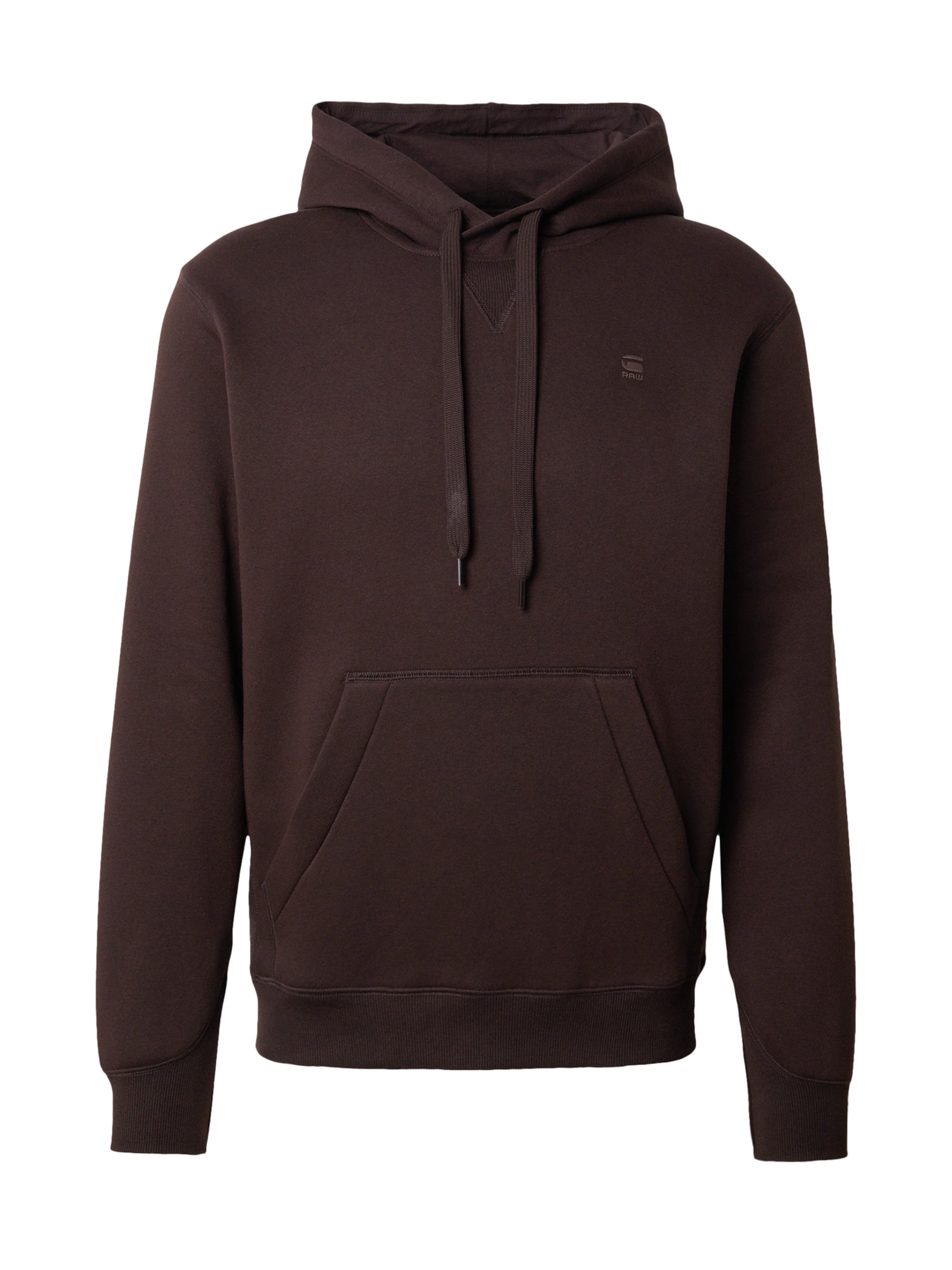 G-STAR Свитшот 'Premium Core' в Коричневый: спереди