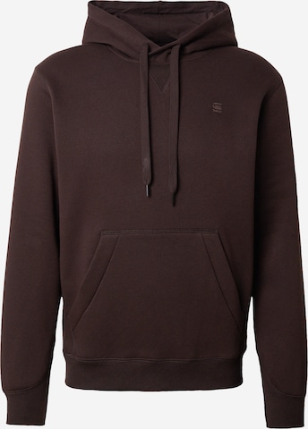 Sweat-shirt 'Premium Core' G-STAR en marron : devant