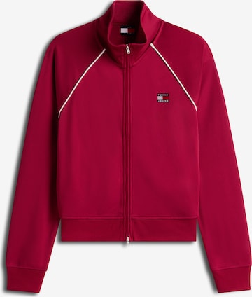 Tommy Jeans Sweatjacke in Rot: Vorderseite