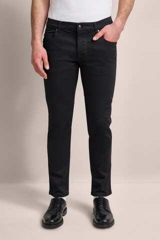 bugatti - Slimfit Vaquero en negro: frente