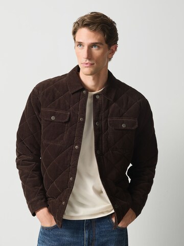 Veste mi-saison Next en marron : devant