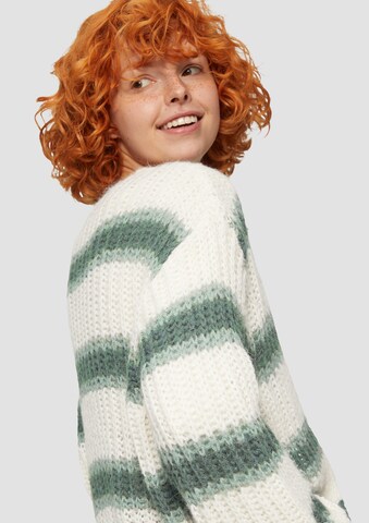 QS Knit cardigan in Green