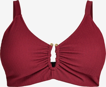 raudona Swim by Zizzi Bikinio viršutinė dalis 'Slino': priekis