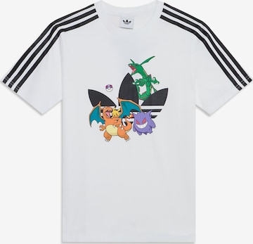 ADIDAS ORIGINALS Shirt in White: front