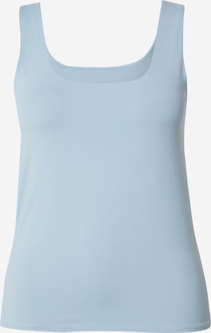 Haut 'CAREA' ONLY Carmakoma en bleu : devant