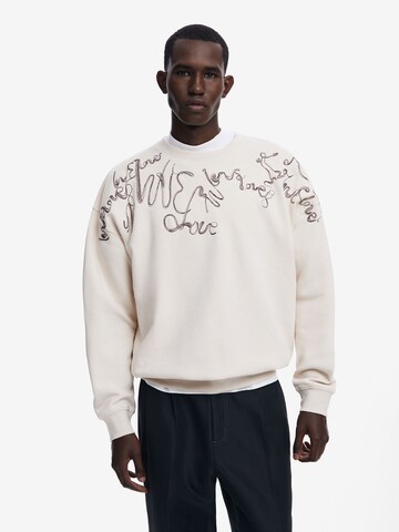 DesigualSweater majica - bež boja: prednji dio