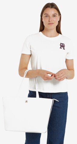 TOMMY HILFIGER Shopper 'Essential' in White: front