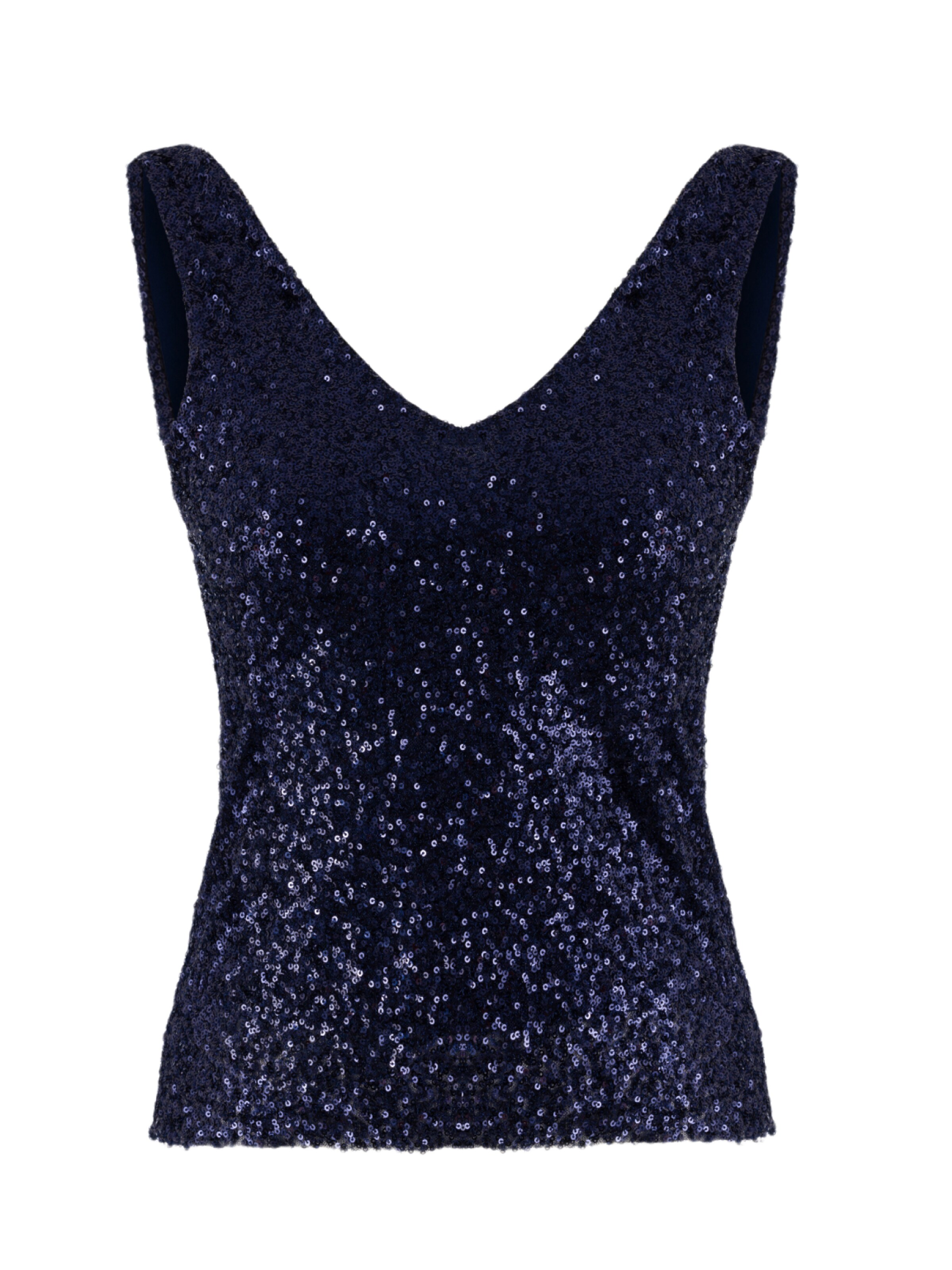 No Matter What Top in Blauw: voorkant