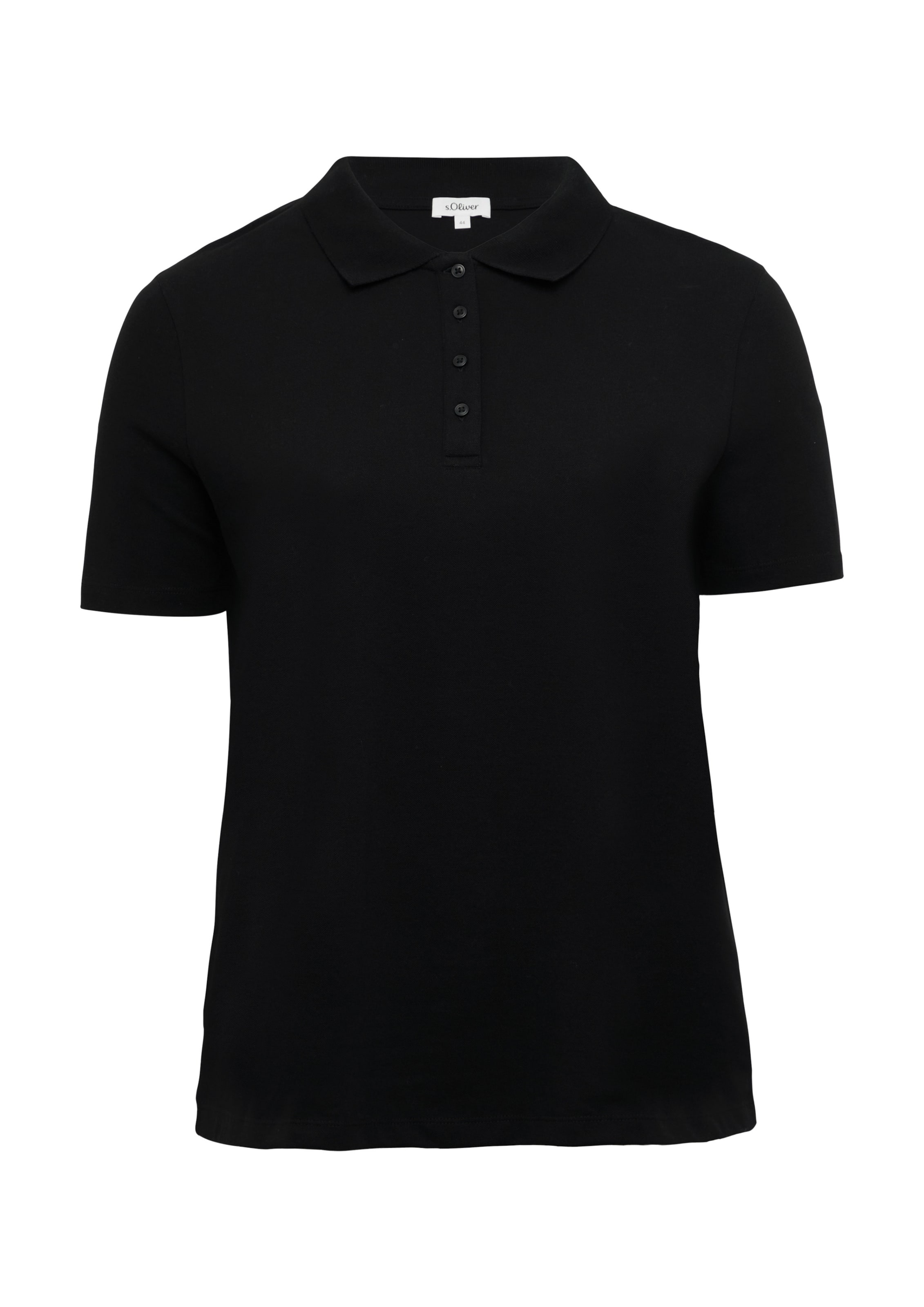 s.Oliver Red Label Plus Shirt in Schwarz: Vorderseite