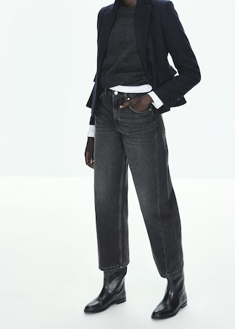 Barrel Jeans 'BIMBA' di MANGO in nero: frontale