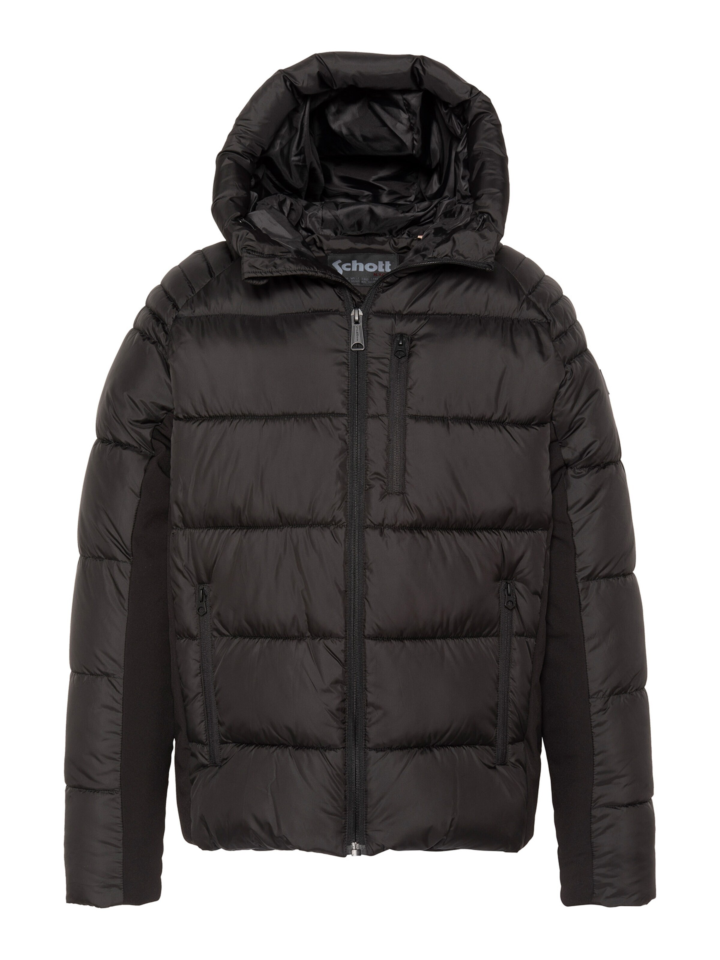 Schott NYC Übergangsjacke‌‌‌ in Schwarz: Vorderseite
