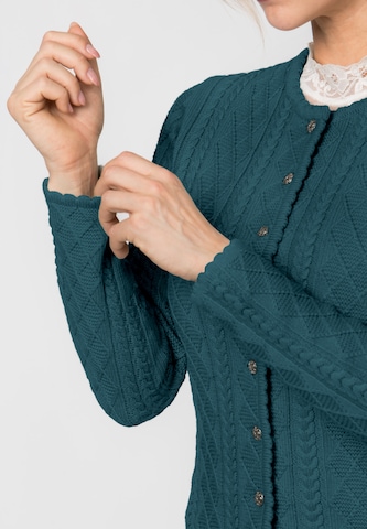 STOCKERPOINT Gebreid vest 'Lavina' in Blauw