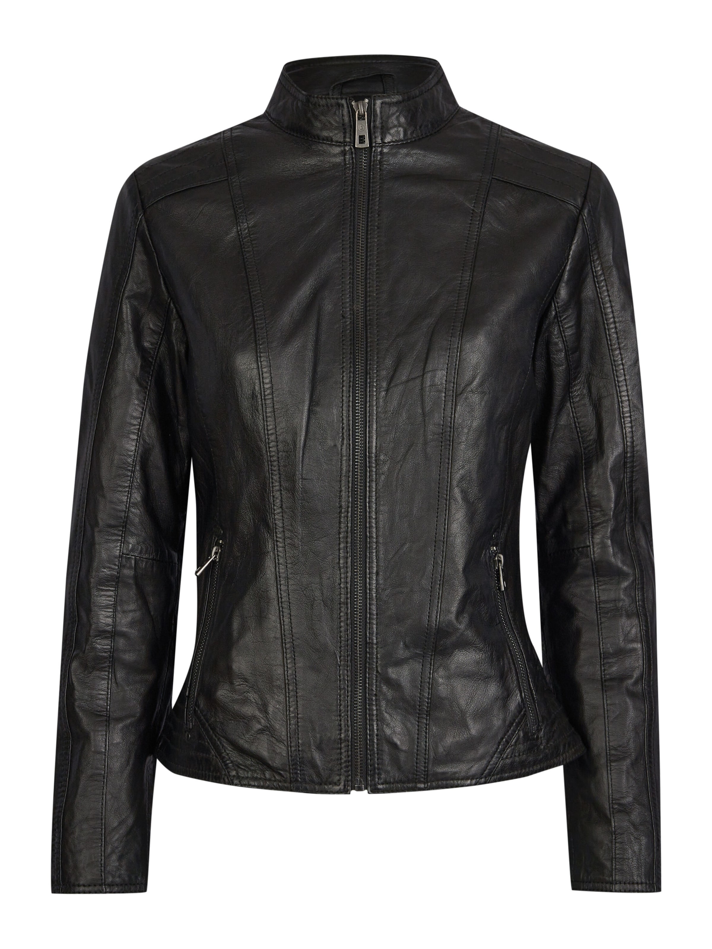 Veste mi-saison bugatti en noir : devant