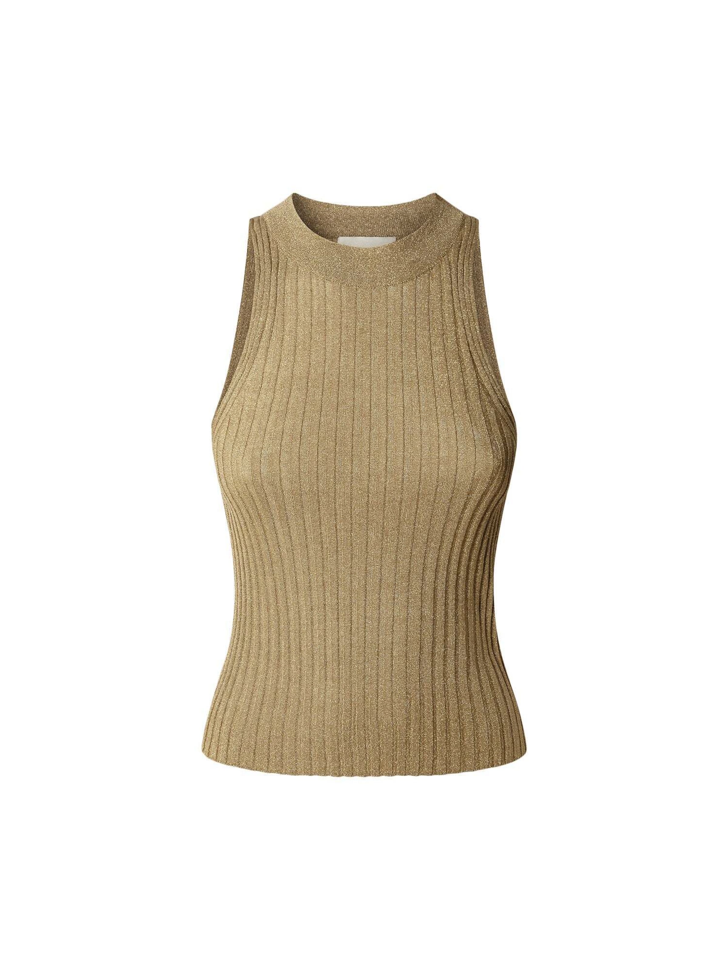 Pepe Jeans Knitted top 'Celia' in Gold: front