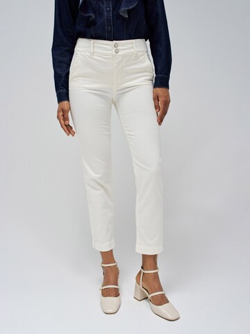 Salsa Jeans Slim fit Chino trousers 'Secret' in Beige: front