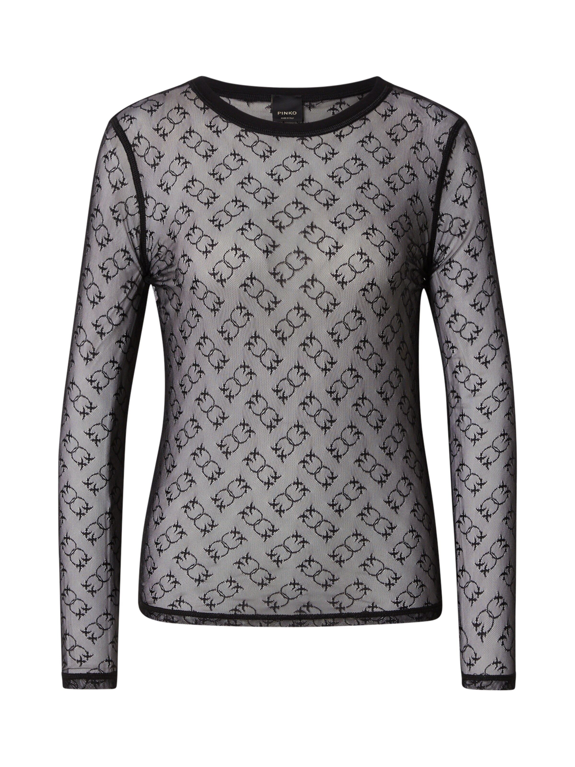 Maglietta 'BRUNEI' di PINKO in nero: frontale