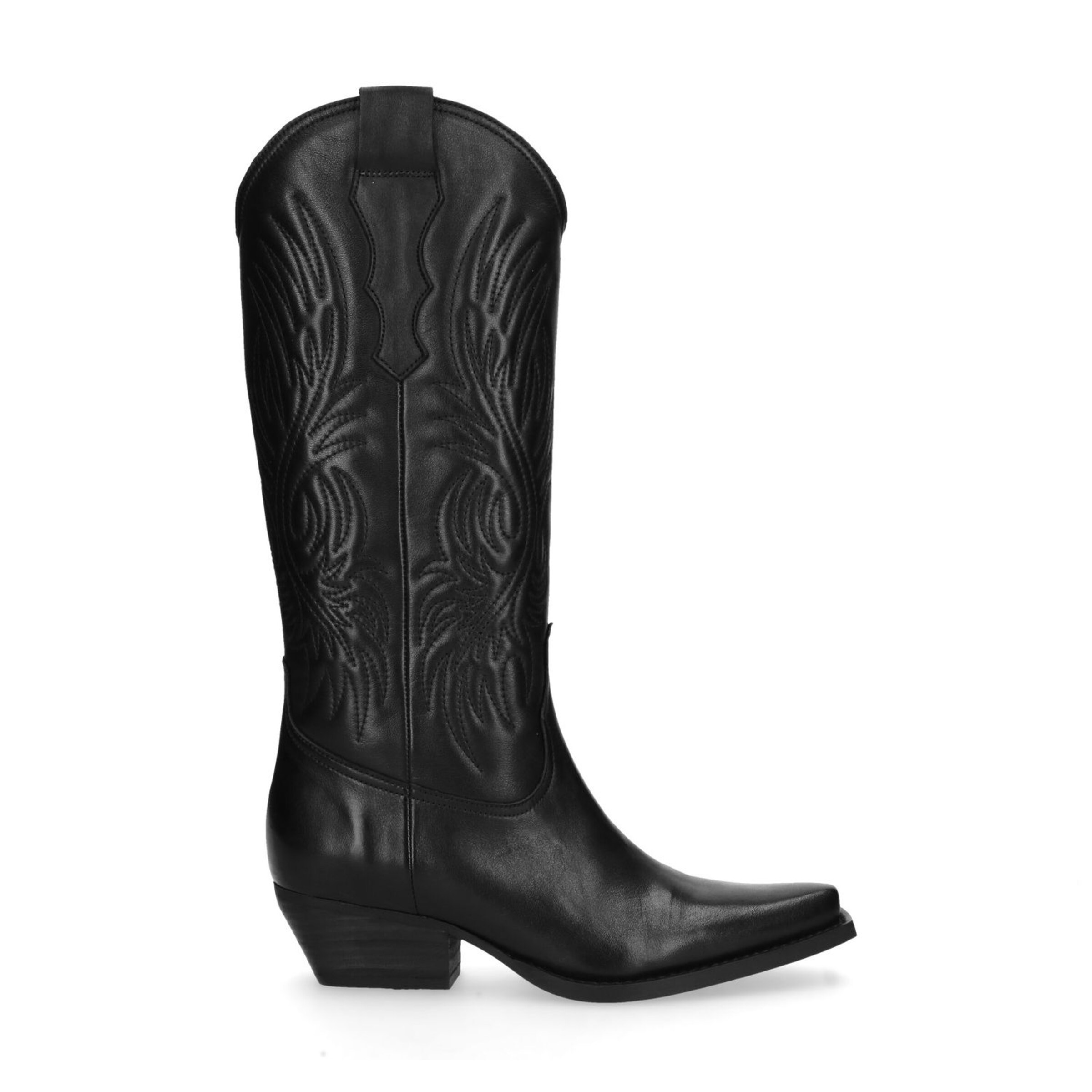 Bottes de cowboy SACHA en noir