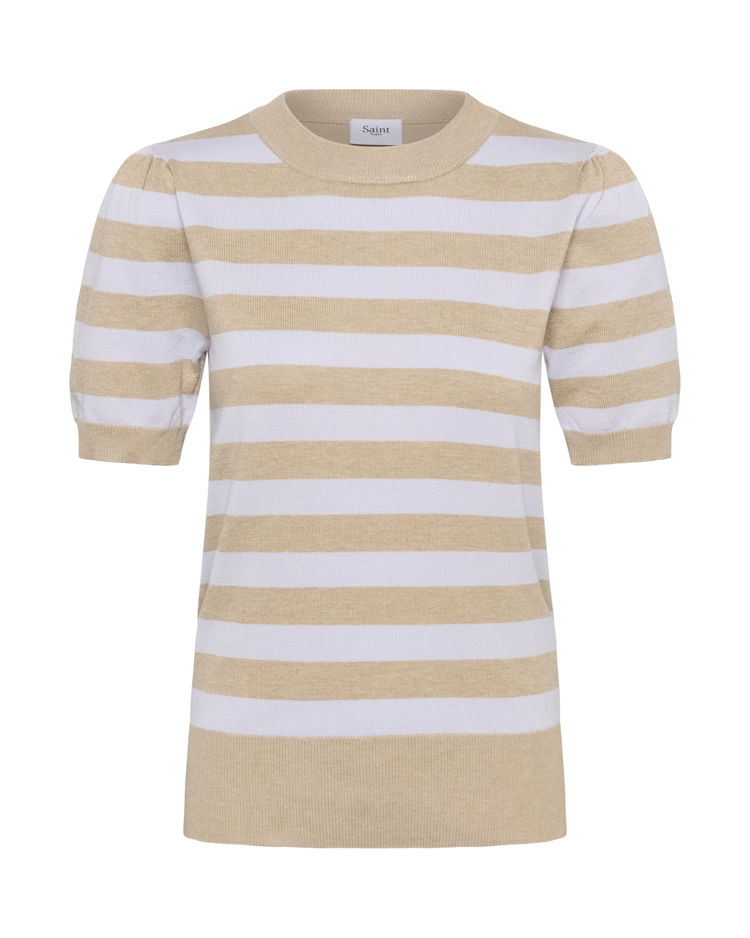 SAINT TROPEZ - Jersey 'Mila' en beige: frente