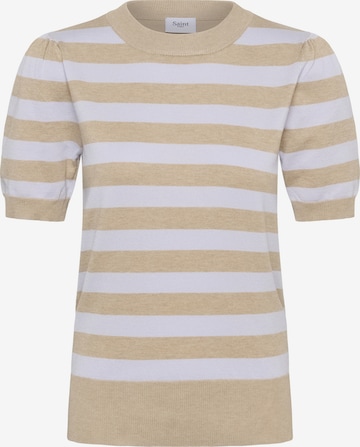 SAINT TROPEZ - Jersey 'Mila' en beige: frente