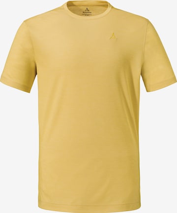T-Shirt fonctionnel 'Galerne' Schöffel en jaune : devant