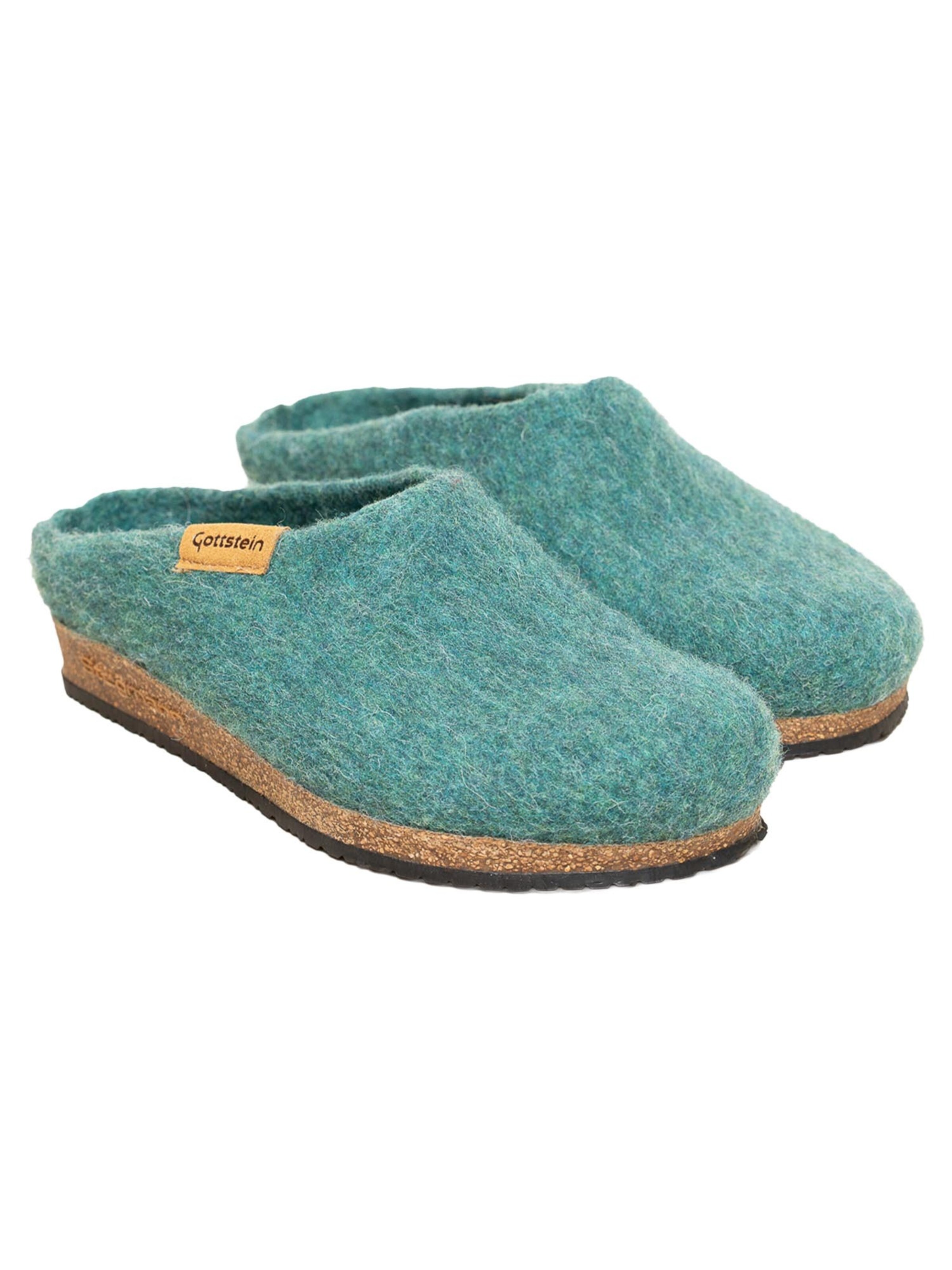 Stegmann Clogs 'RE Filz'‌‌‌‌‌‌‌‌ in Blau