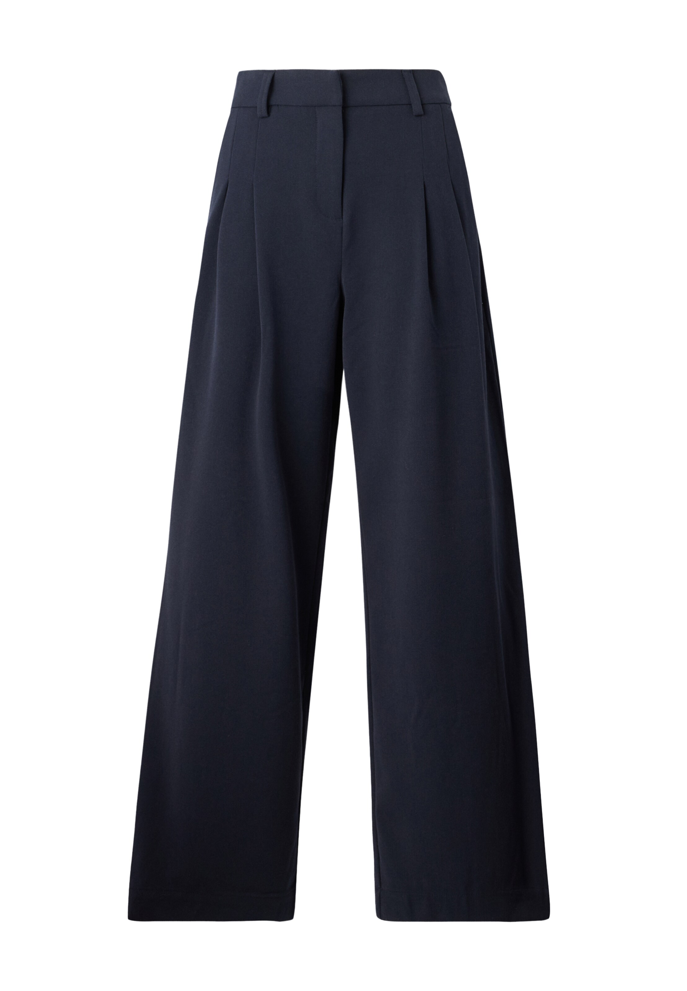 MSCH COPENHAGEN Bandplooibroek 'Henrika' in Blauw: voorkant