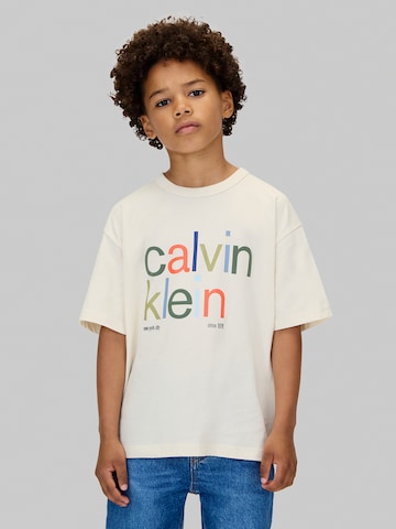 Maglietta di Calvin Klein Jeans in grigio: frontale