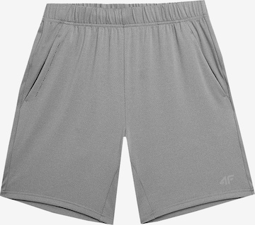 4F Regular Sports trousers in Grey: front