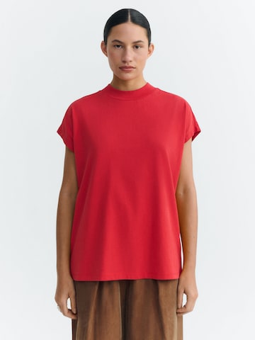 Thinking MU T-Shirt 'Basic Volta' in Rot: Vorderseite