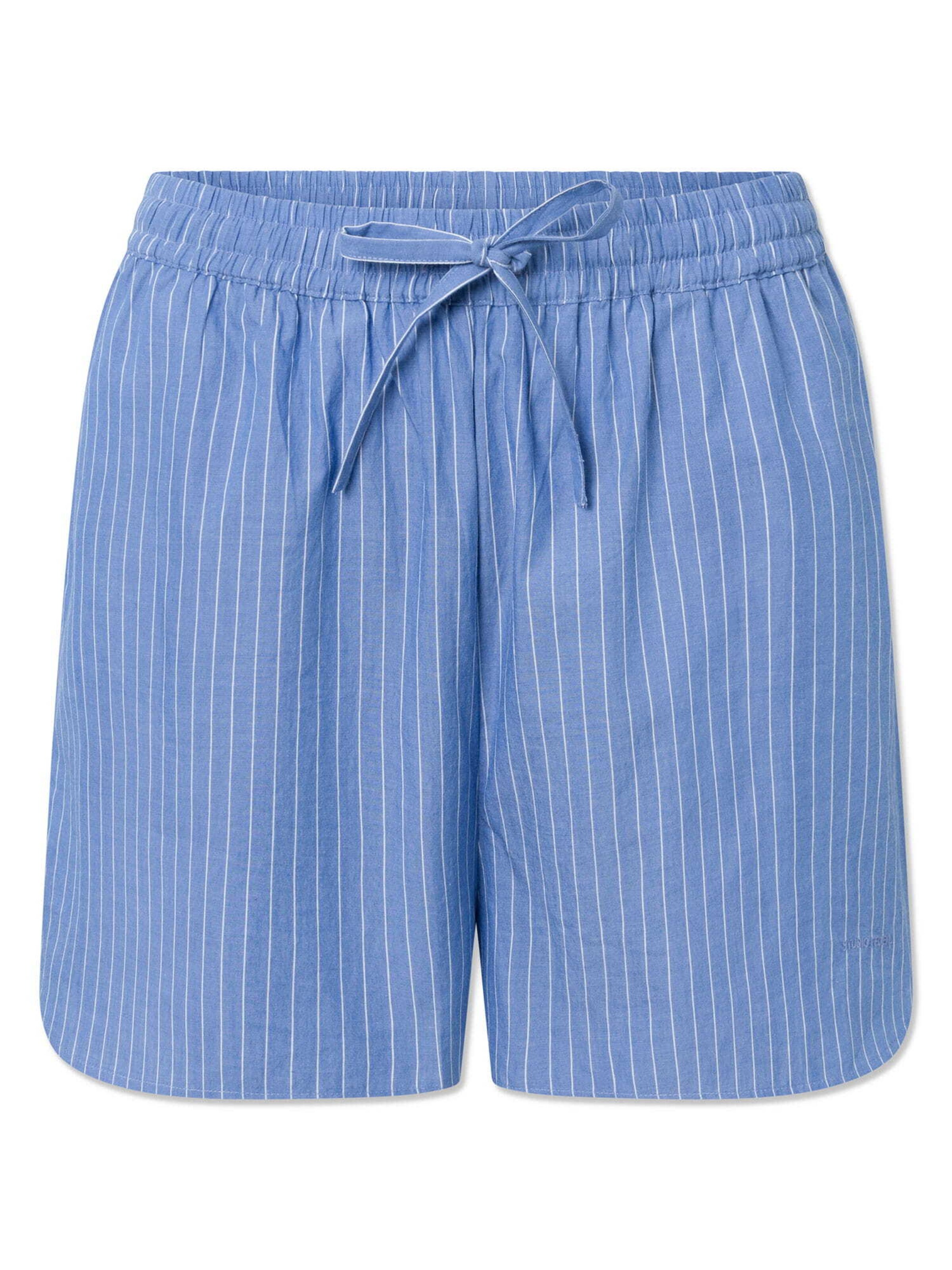 STUDIO FEDER Broek 'Jasmin' in Blauw: voorkant