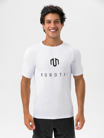 MOROTAI Shirt 'CORPORATE BASIC' in Weiß