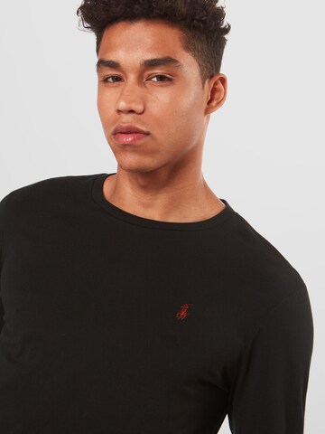 Polo Ralph Lauren Regularny krój Koszulka '26/1 JERSEY-LSL-TSH' w kolorze czarny