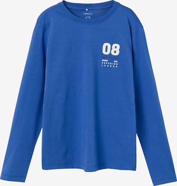NAME IT - Camiseta 'LAVS' en azul: frente