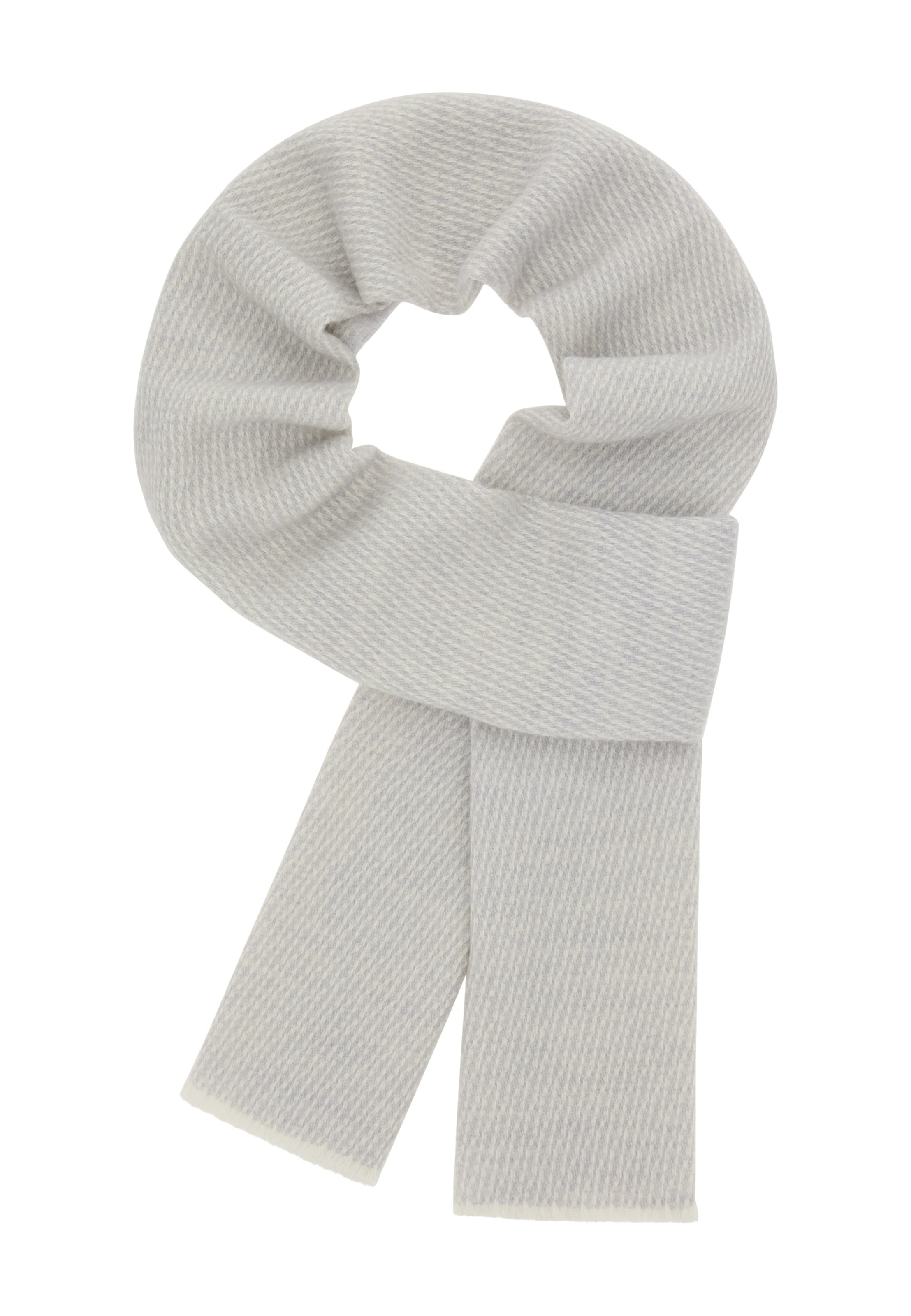 Boggi Milano Schal in Grau: Vorderseite