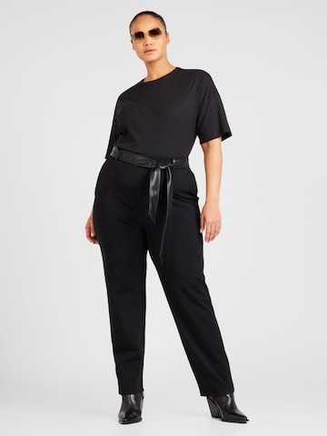 ABOUT YOU Curvy Regular Broek 'Sybile' in Zwart