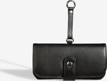 Friedrich23 Etui 'Brillenetui - Leder' in Zwart: voorkant