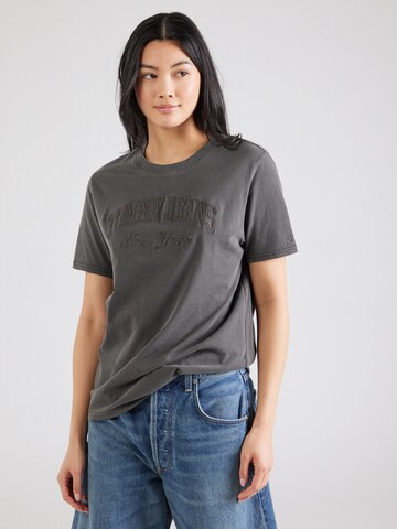 Tommy Jeans T-Shirt in Grau: Vorderseite