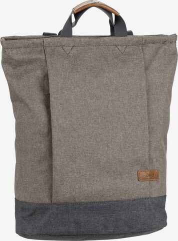 ZWEI Backpack 'Benno' in Brown: front