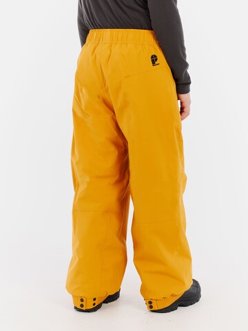 PROTEST Regular Workout Pants 'PRTKenny JR' in Yellow
