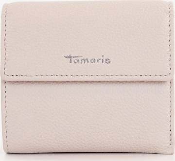 TAMARIS Portemonnee 'Amanda' in Beige: voorkant