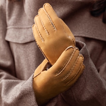 Gants Isabel Bernard en marron