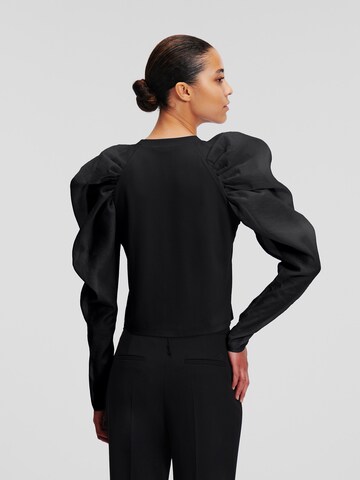 Karl Lagerfeld Bluse i sort