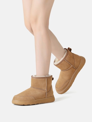 Everau Členkové čižmy - Hnedá: predná strana