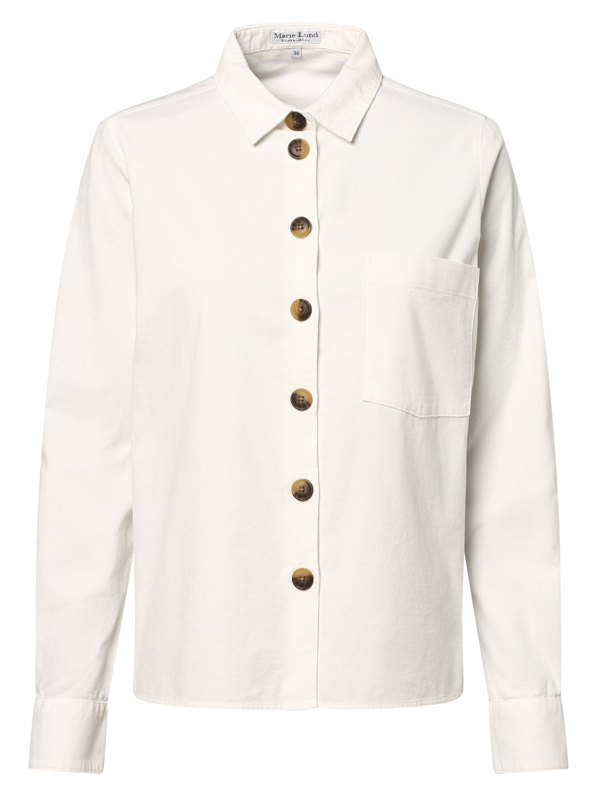 Marie Lund Blouse in Beige: voorkant