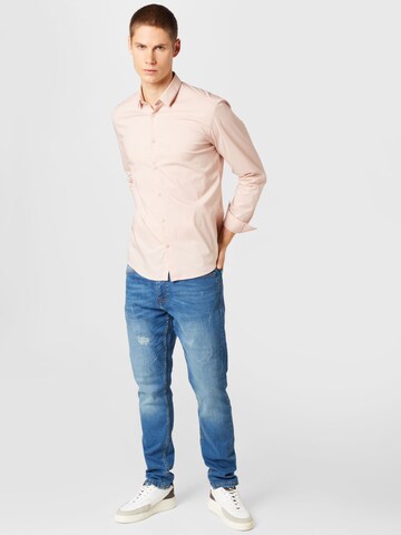 ESPRIT - Ajuste estrecho Camisa en rosa